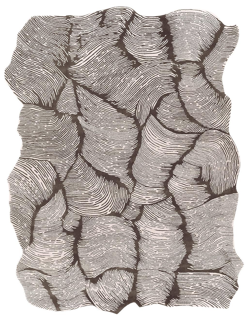 Дизайнерлік кілем taupe түсте | Өлшемі: 230 x 300 см