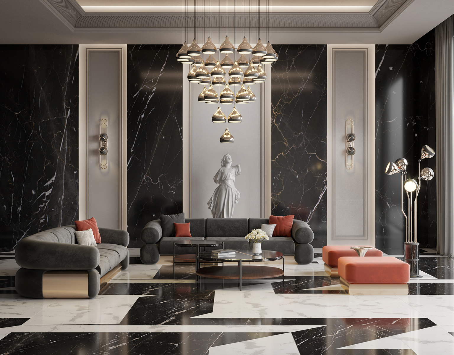 Аспалы шам Grace 41 Chandelier - 9