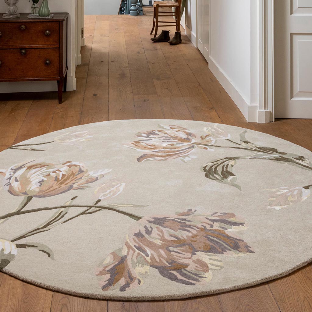 Ковер Gosford Natural/Sage Green Round | Размер: Ø 200 см