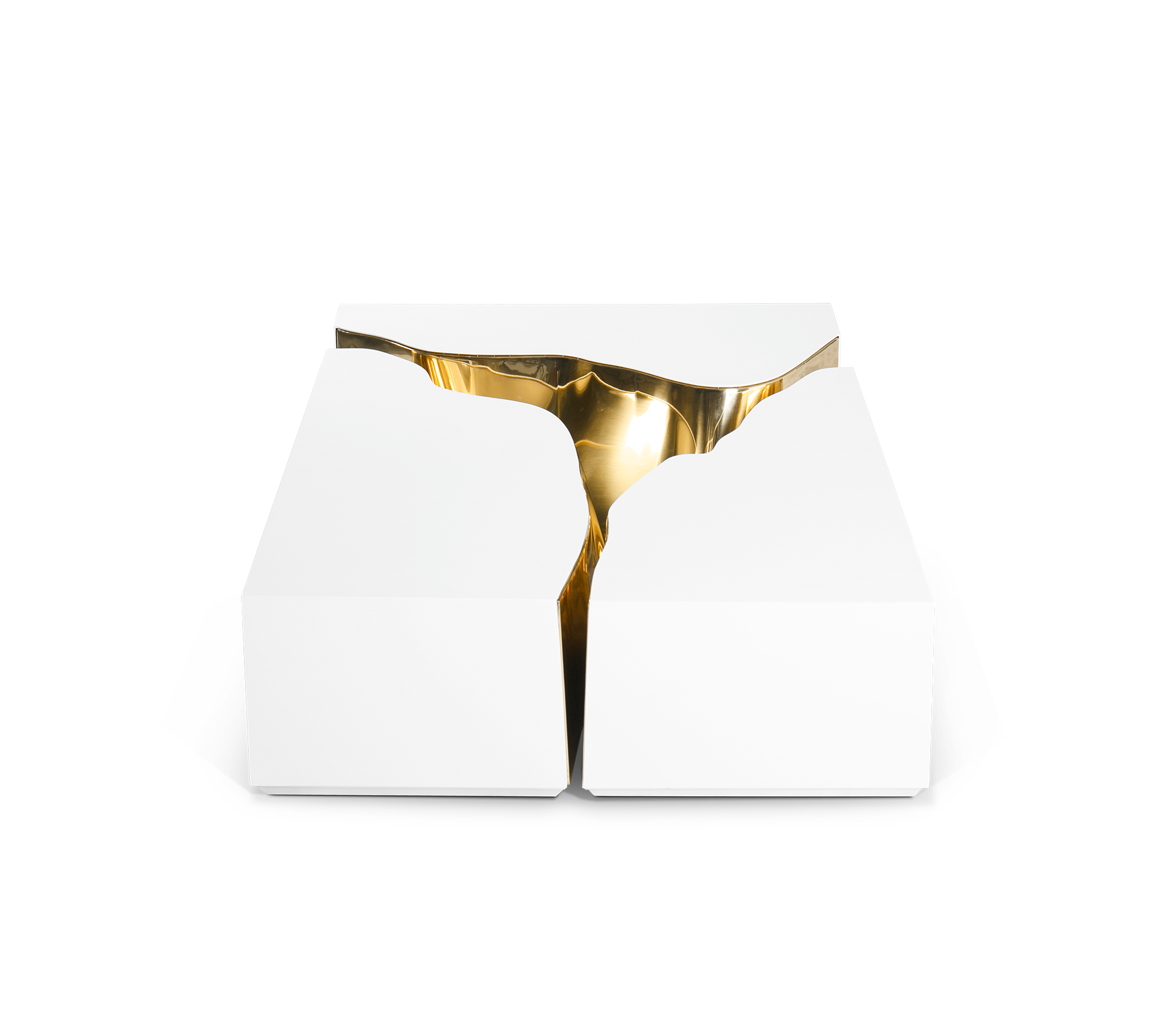 Журнальный стол Fissure White