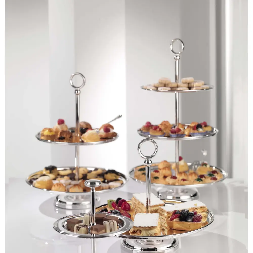 Подставка для торта посеребрённая Silver-Plated Cake Stand