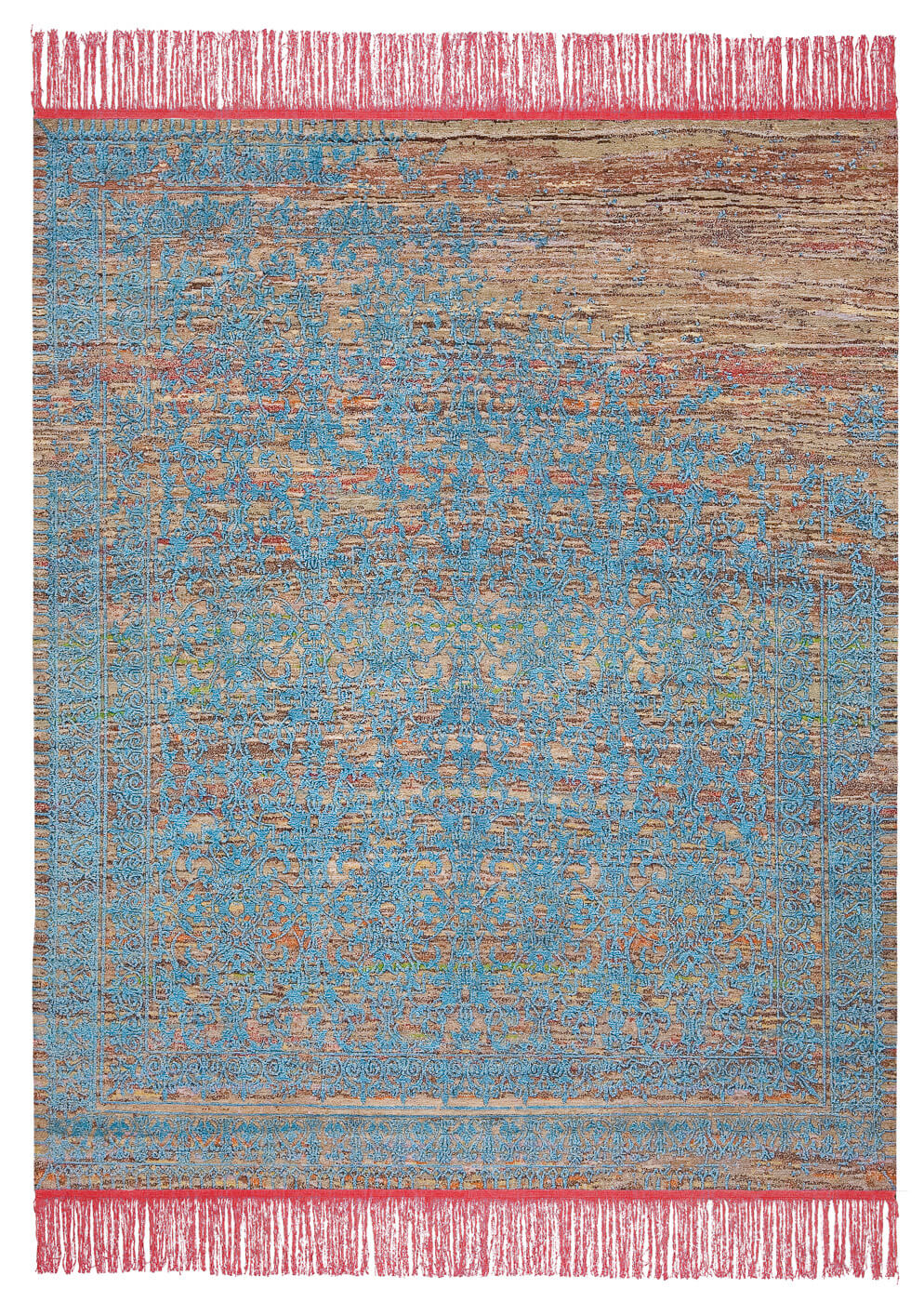 Кілем Ferrara Radi Rocked Pink Blue | Өлшемі: 300 x 400 см