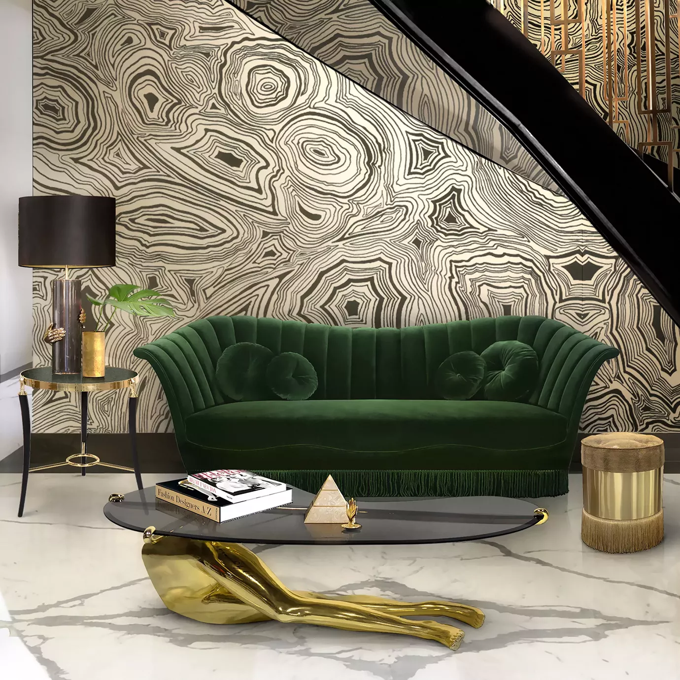 Табурет кожаный Olivia