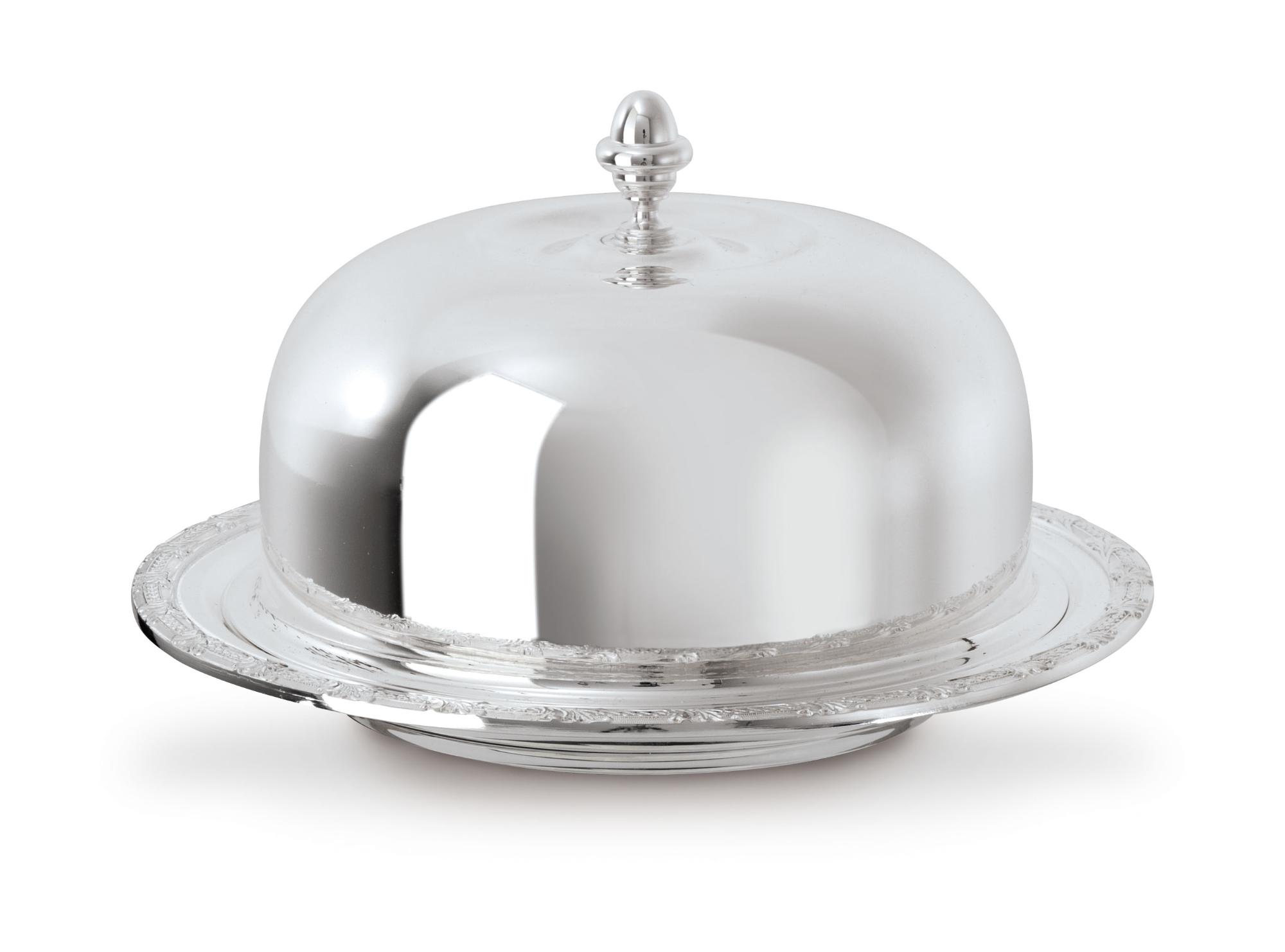 Сүзгісі мен тәрелкесі бар май ыдысы Royal Silver Butter Dish