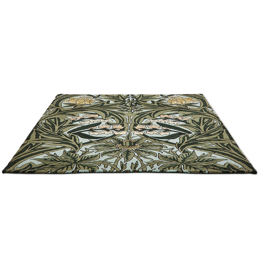 Ковер шерстяной с вискозой Bluebell Leafy Arb Green | Размер: 250 x 350 см