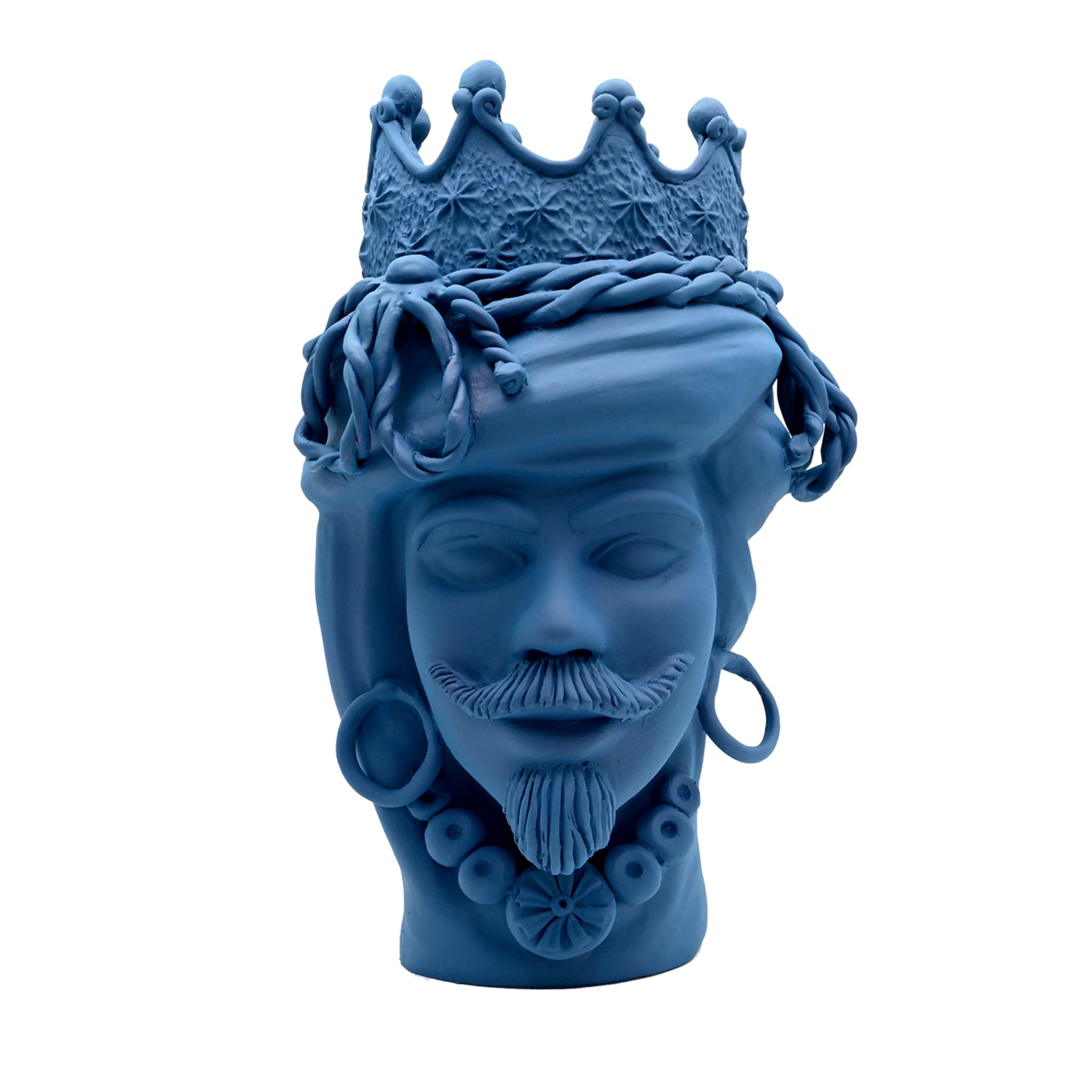 Скульптура синяя Moor's Head