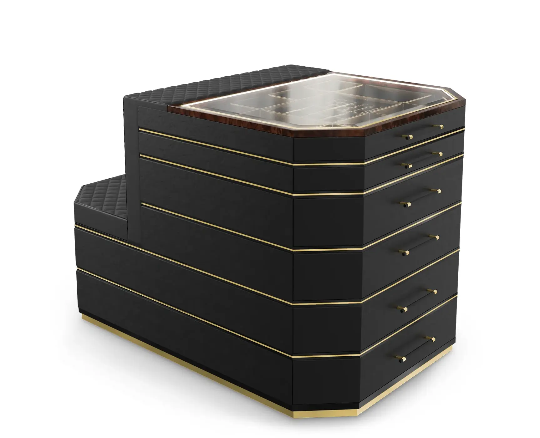 Остров для гардероба черный Cadence