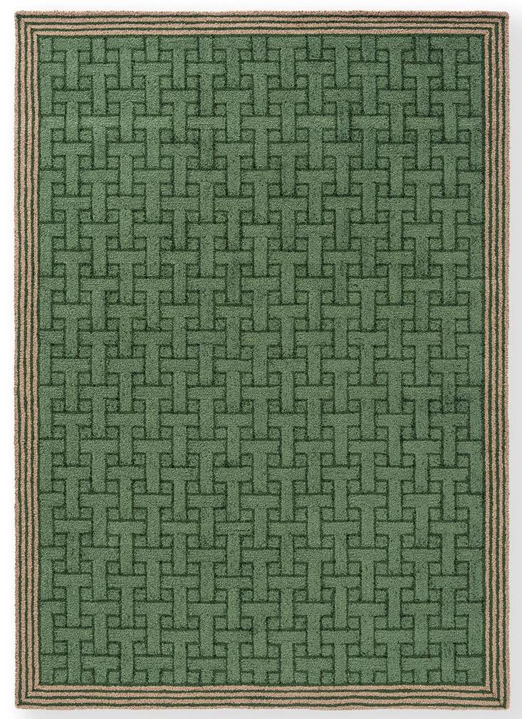 Ковер уличный Monogram Green | Размер: 140 x 200 см