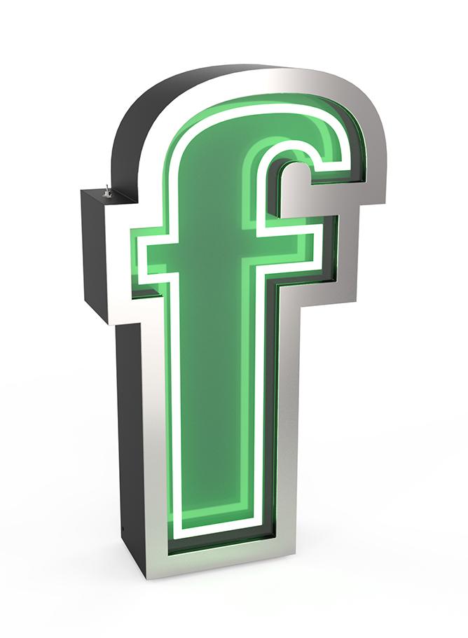 Декоративный светильник Fancy Letter F