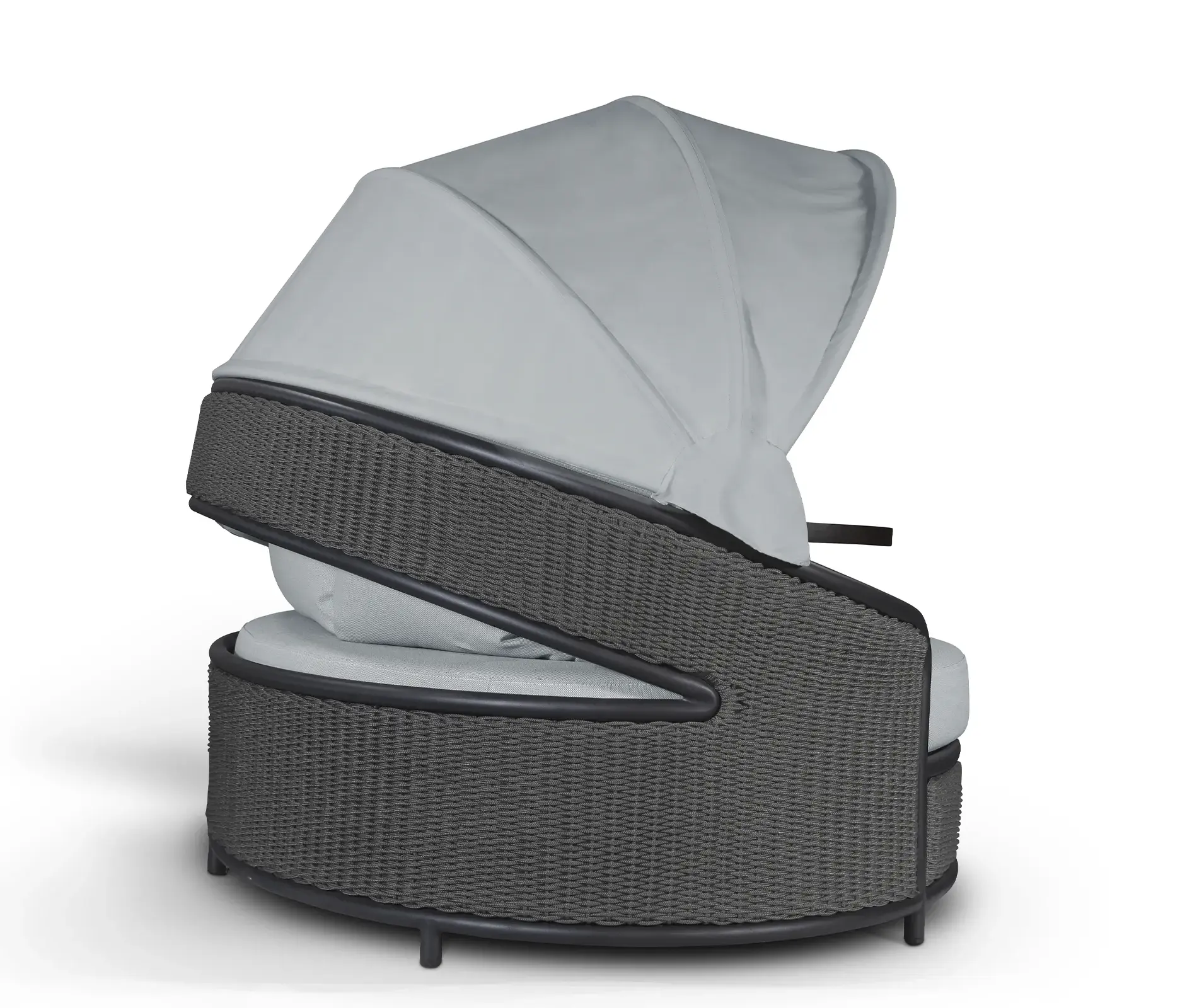 Кровать Crown серо-коричневая