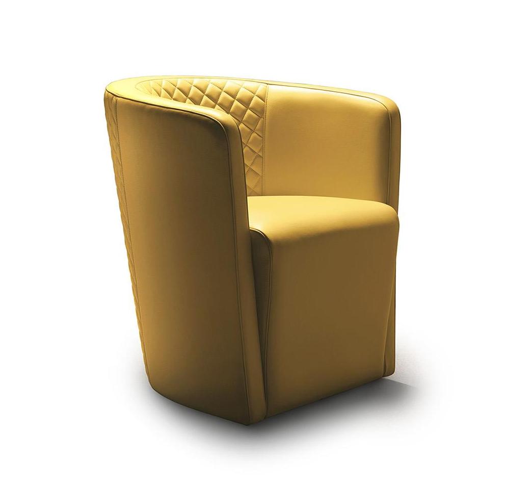 Кресло высокое желтое Modern Yellow