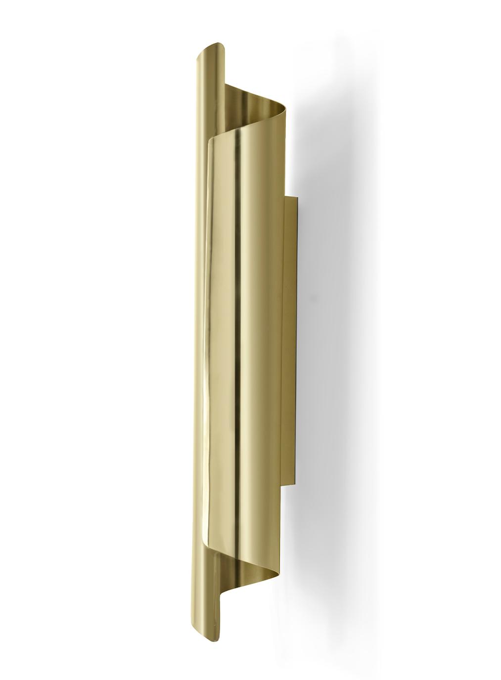 Настенное бра из состаренной латуни