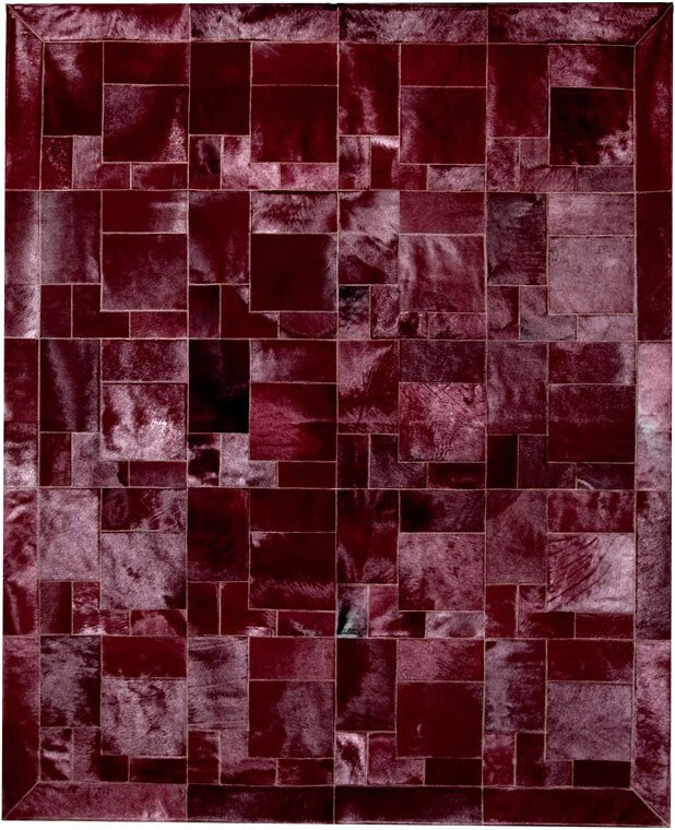 Ковер из коровьей шкуры Puzzle col.8 | Размер: 140 x 180 см