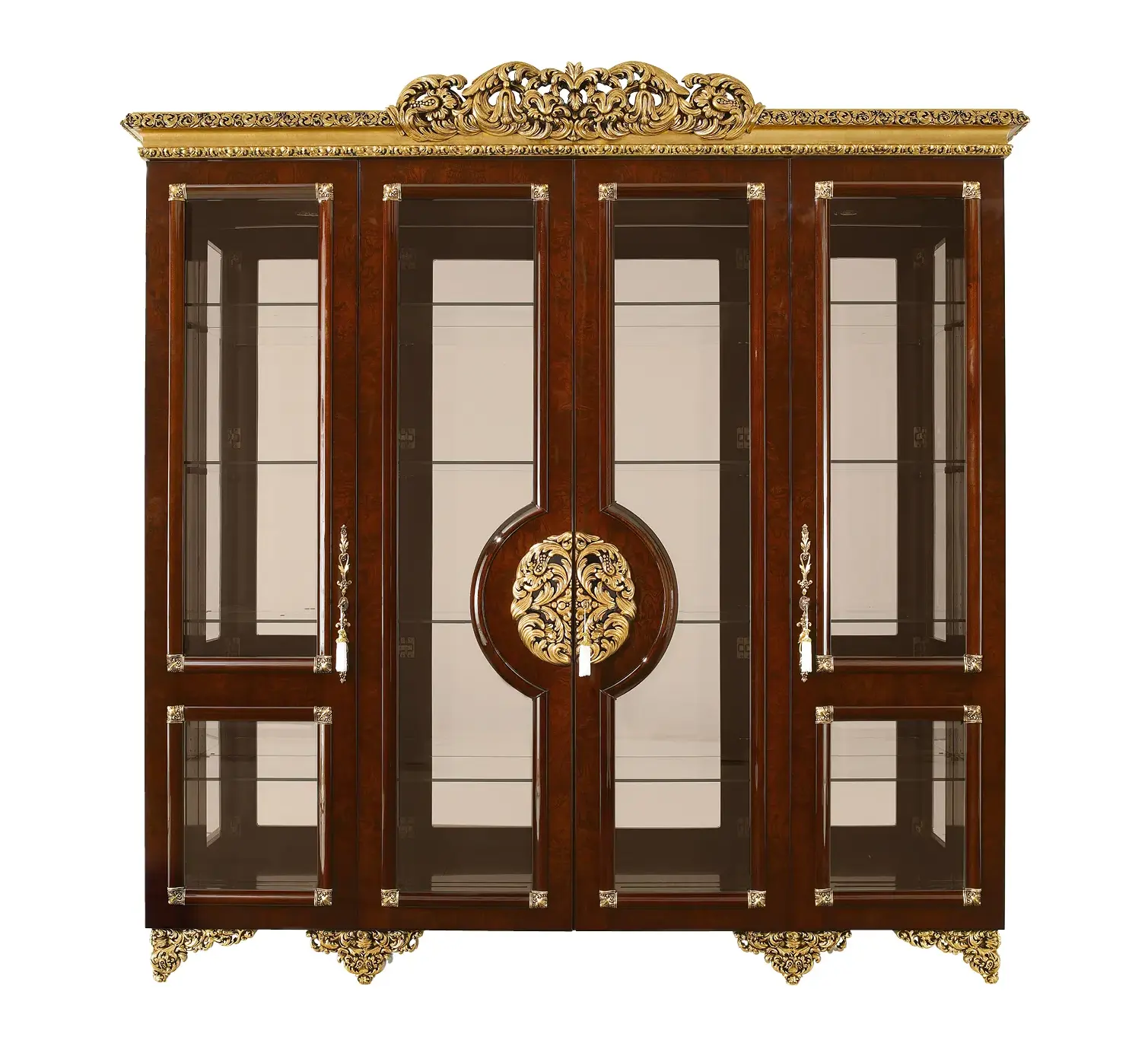 Витрина Brown/Gold Classic