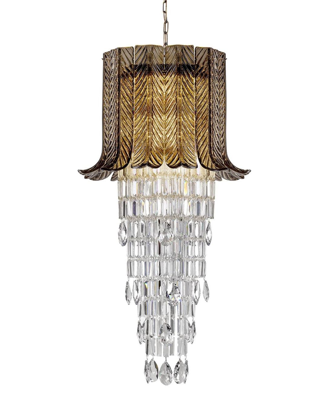 Murano шыны жапырақты шандалы