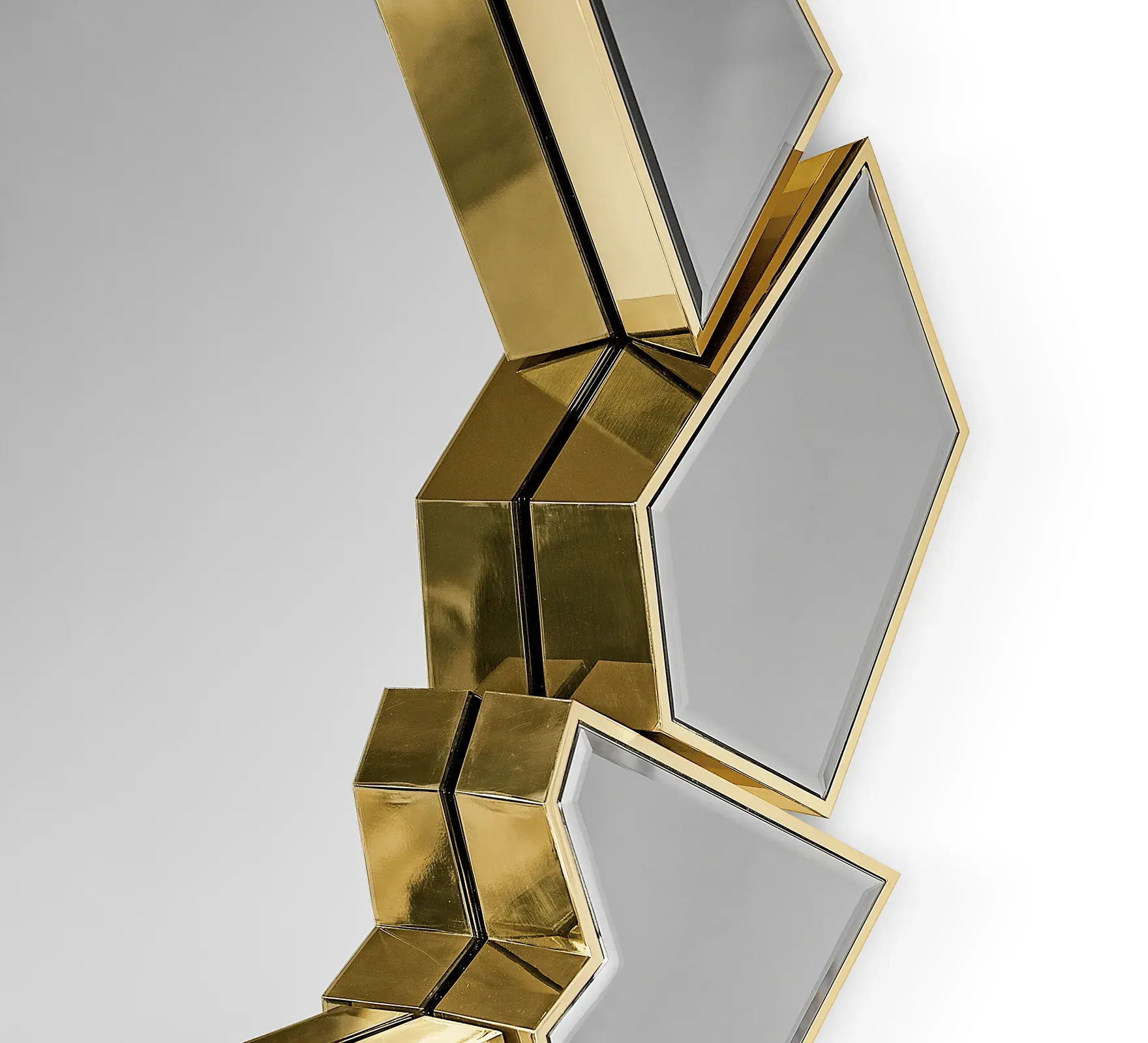 Круглое зеркало Shatter