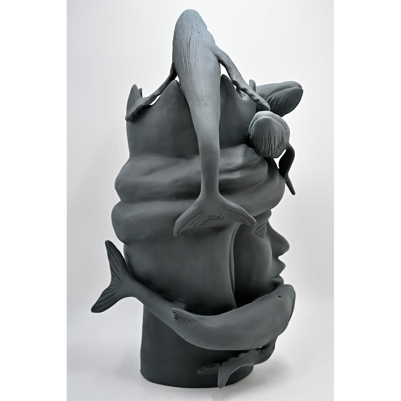 Скульптура серая Moor's Head