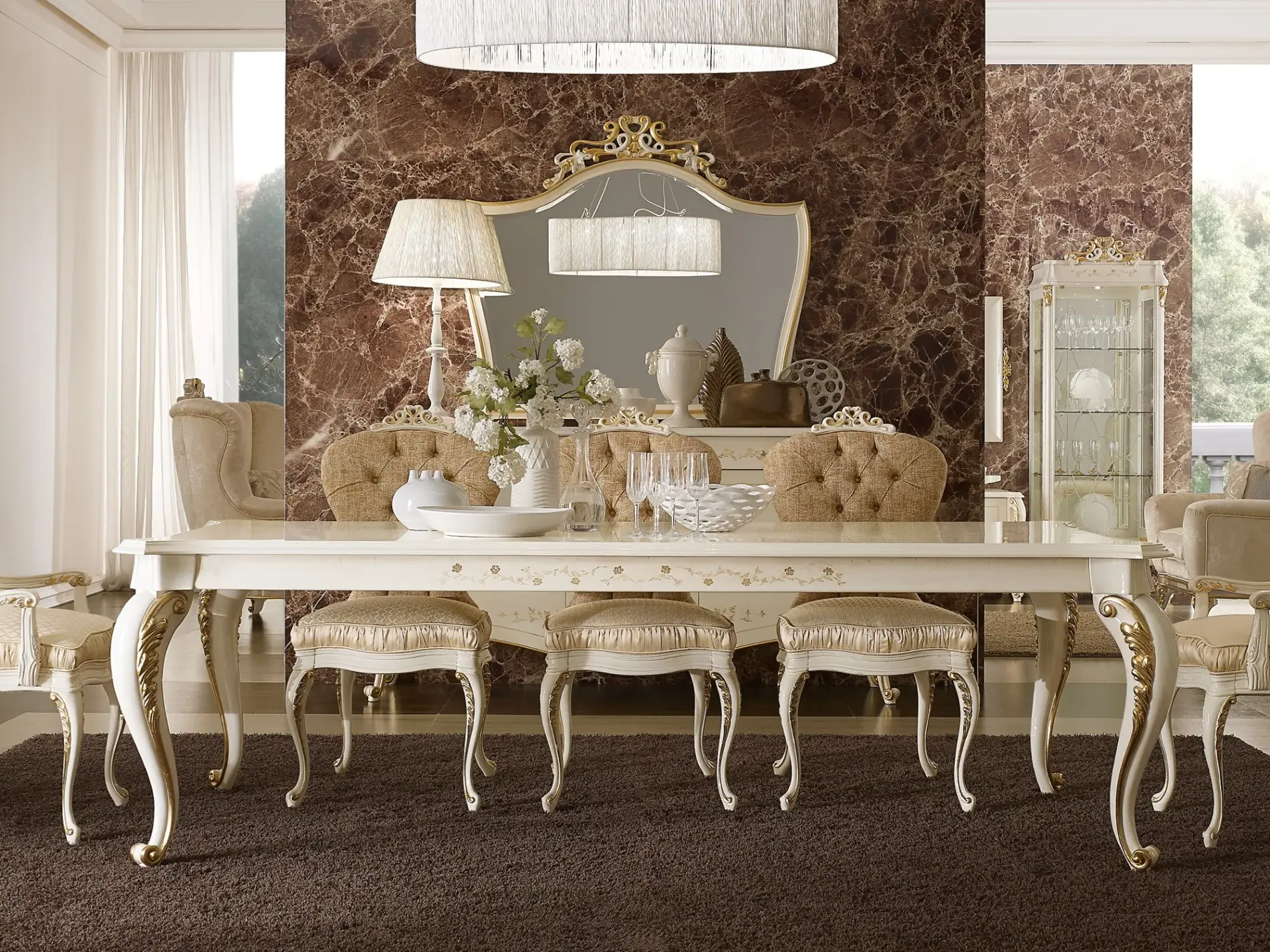 Обеденный стол Italian Beige | Размер: Ш 250 × Г 120 × В 80 см