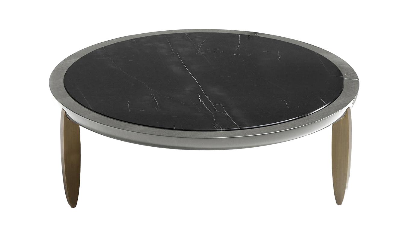 Столик кофейный высокий мраморный Marble High