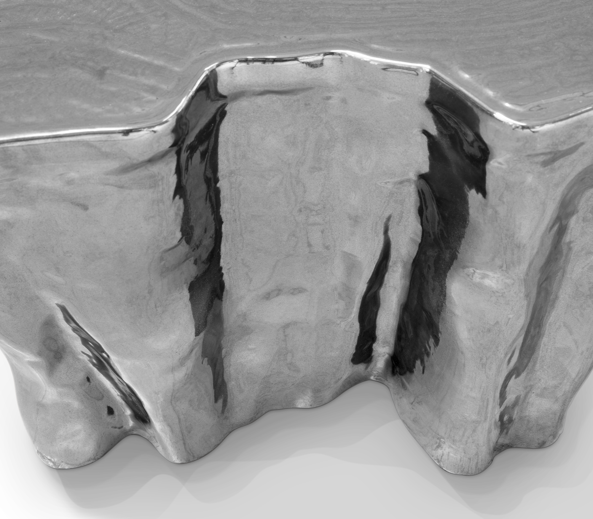 Керамический приставной стол Horizon Silver