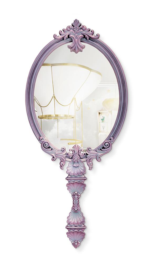 Настенное зеркало для детей Mystic Chameleon Pink