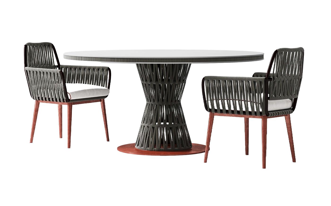 Обеденная группа для помещений и улицы Italy