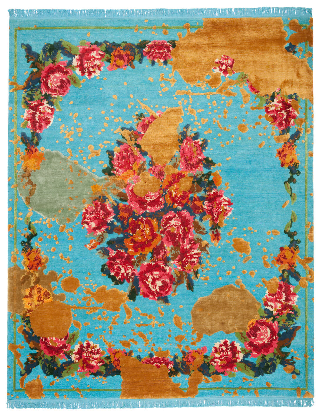 Кілем Sofianka Splashed Sibirianblue Gold