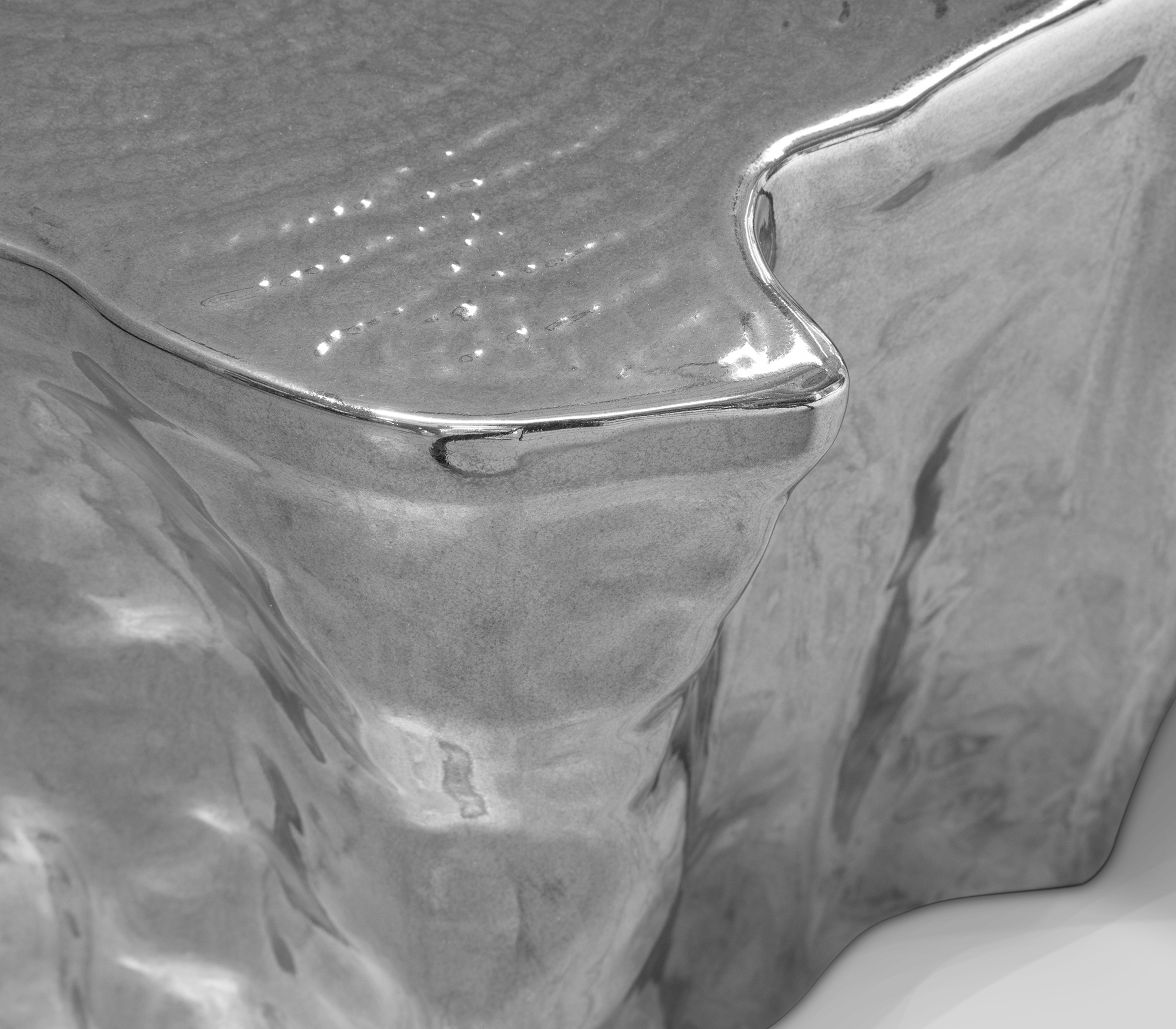 Керамический приставной стол Horizon Silver