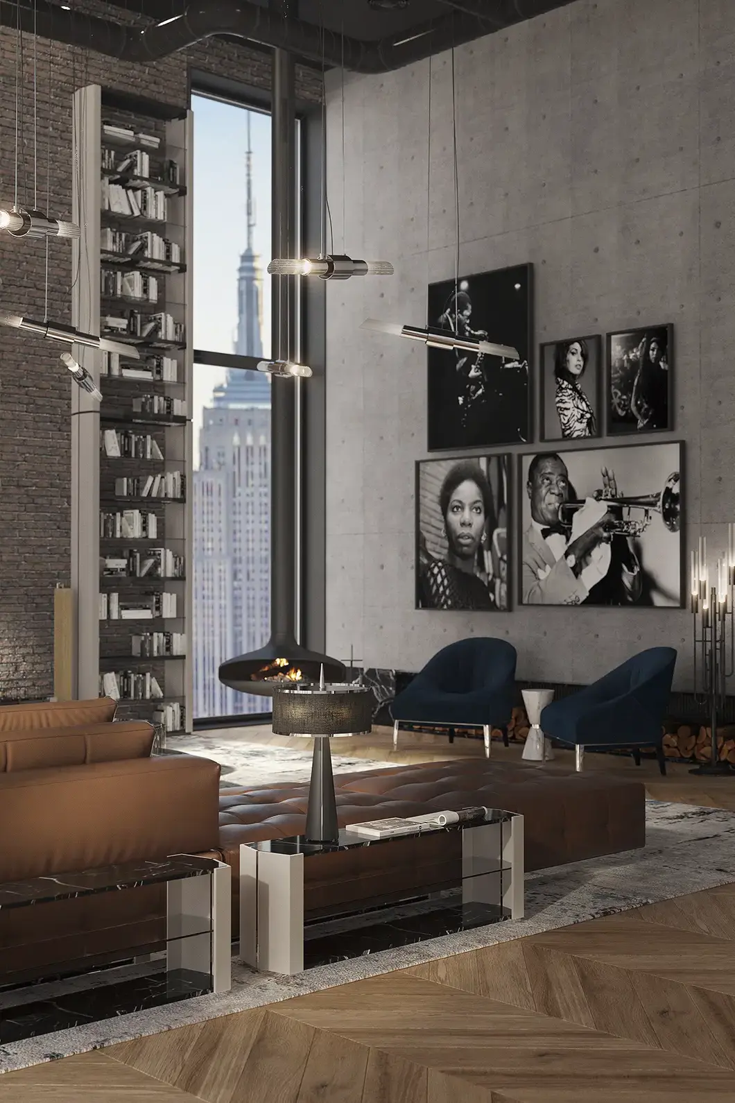 Длинный приставной стол Horizon - 1