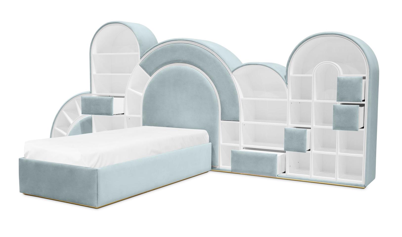 Кровать для детей Bubblegum Marshmallow Blue