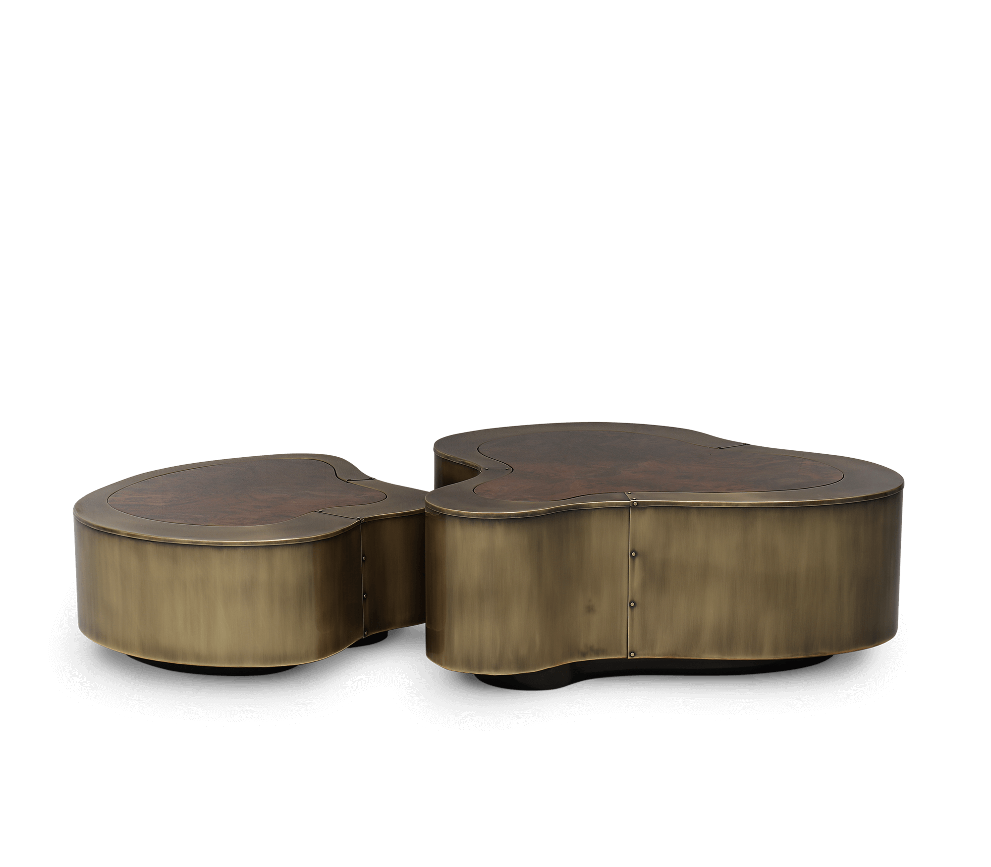 Набор журнальных столов Crest Patina & Walnut