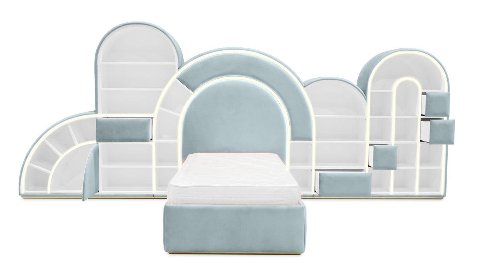 Кровать для детей Bubblegum Marshmallow Blue