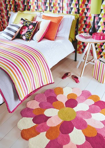 Кілем Funky Flower Harlequin | Өлшемі: Ø 110 см