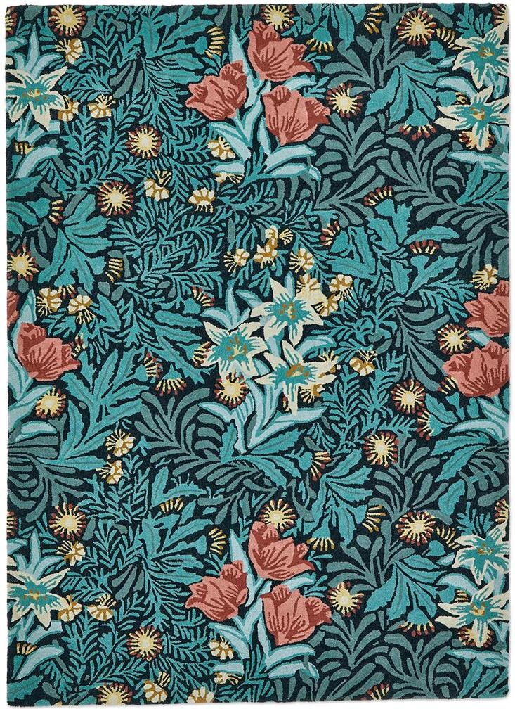 Ковер шерстяной Bower Indigo | Размер: 140 x 200 см