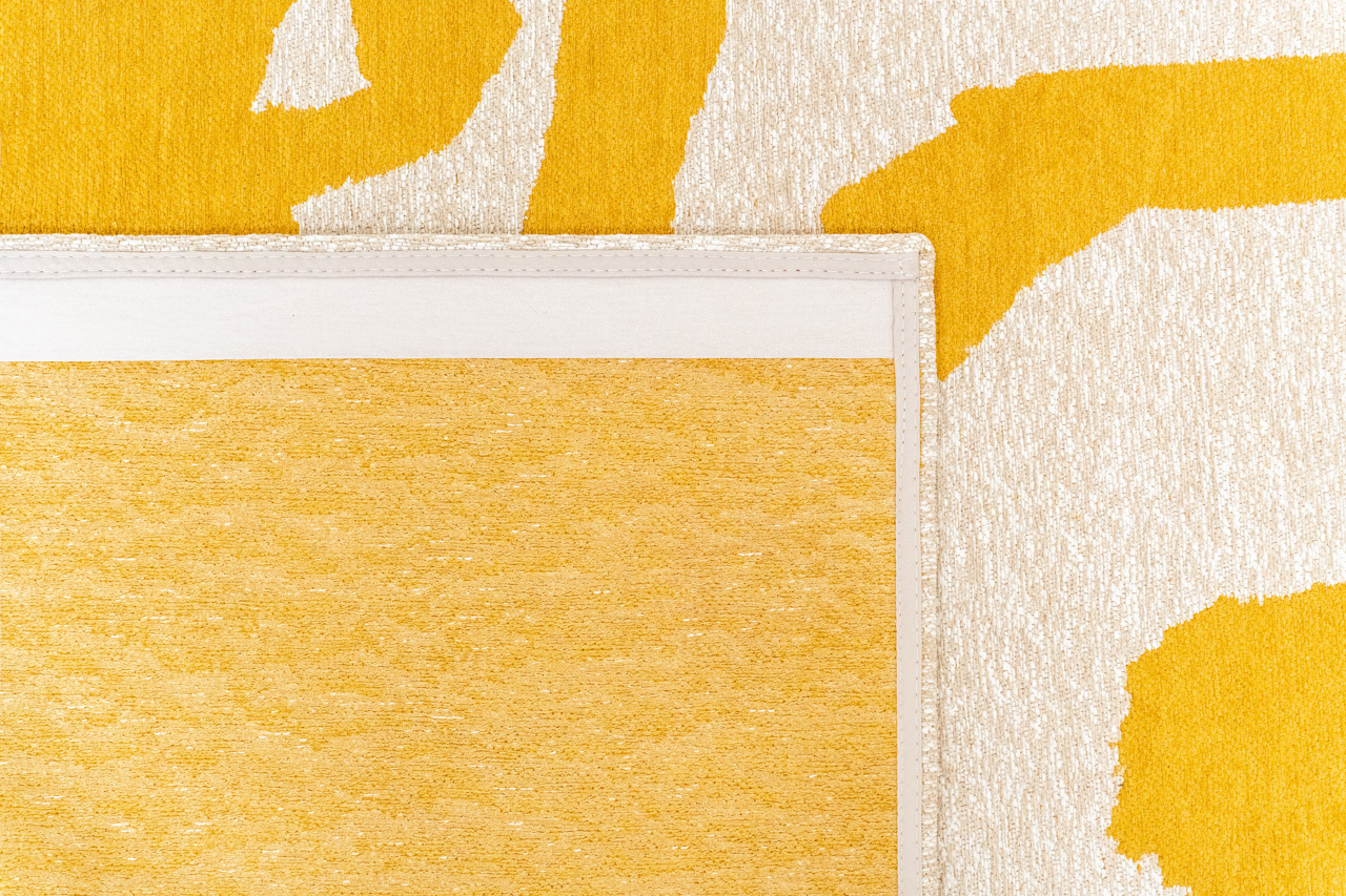 Дизайнерлік кілем Ribonn Pure Yellow
