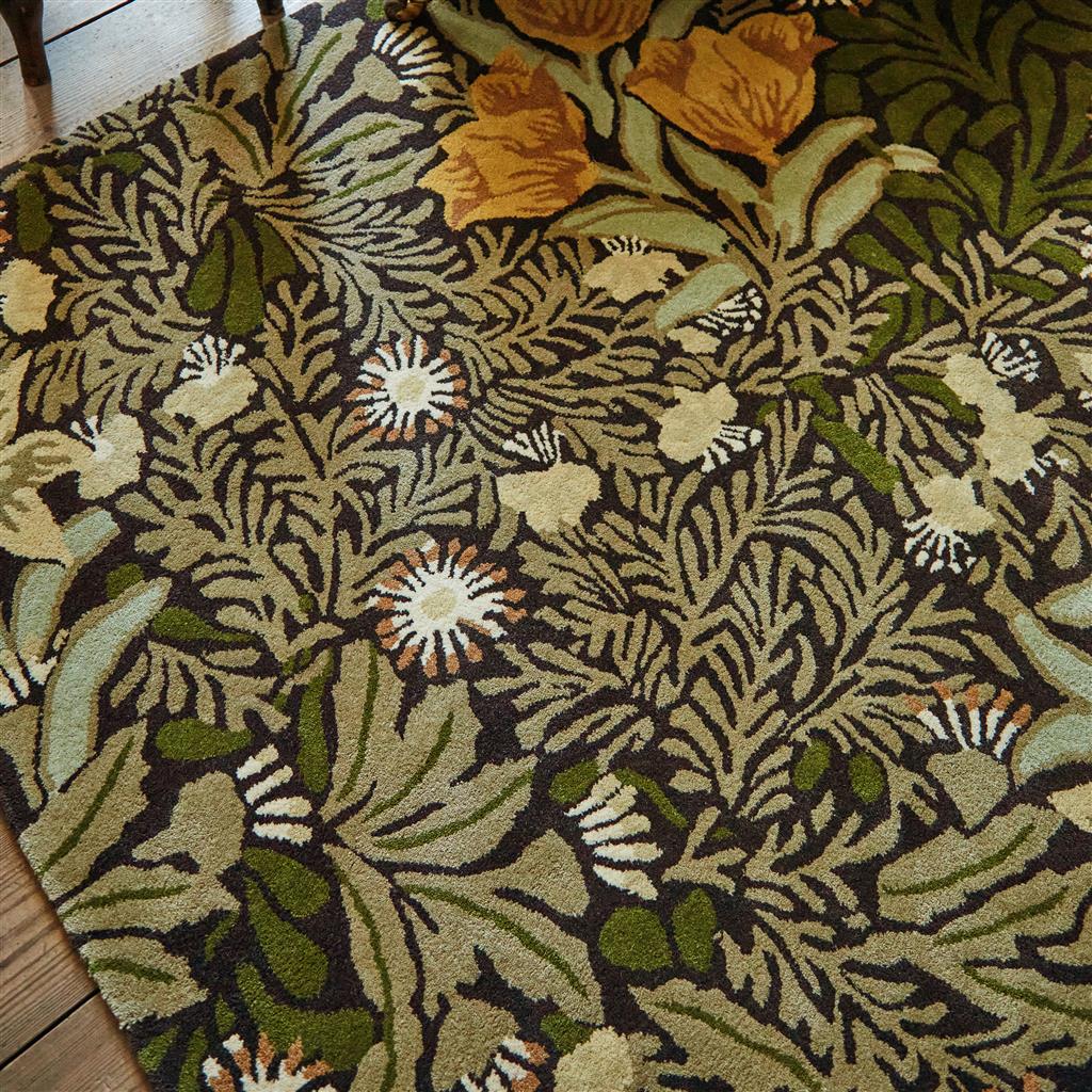 Ковер шерстяной Bower Twining Vine Green | Размер: 200 x 280 см