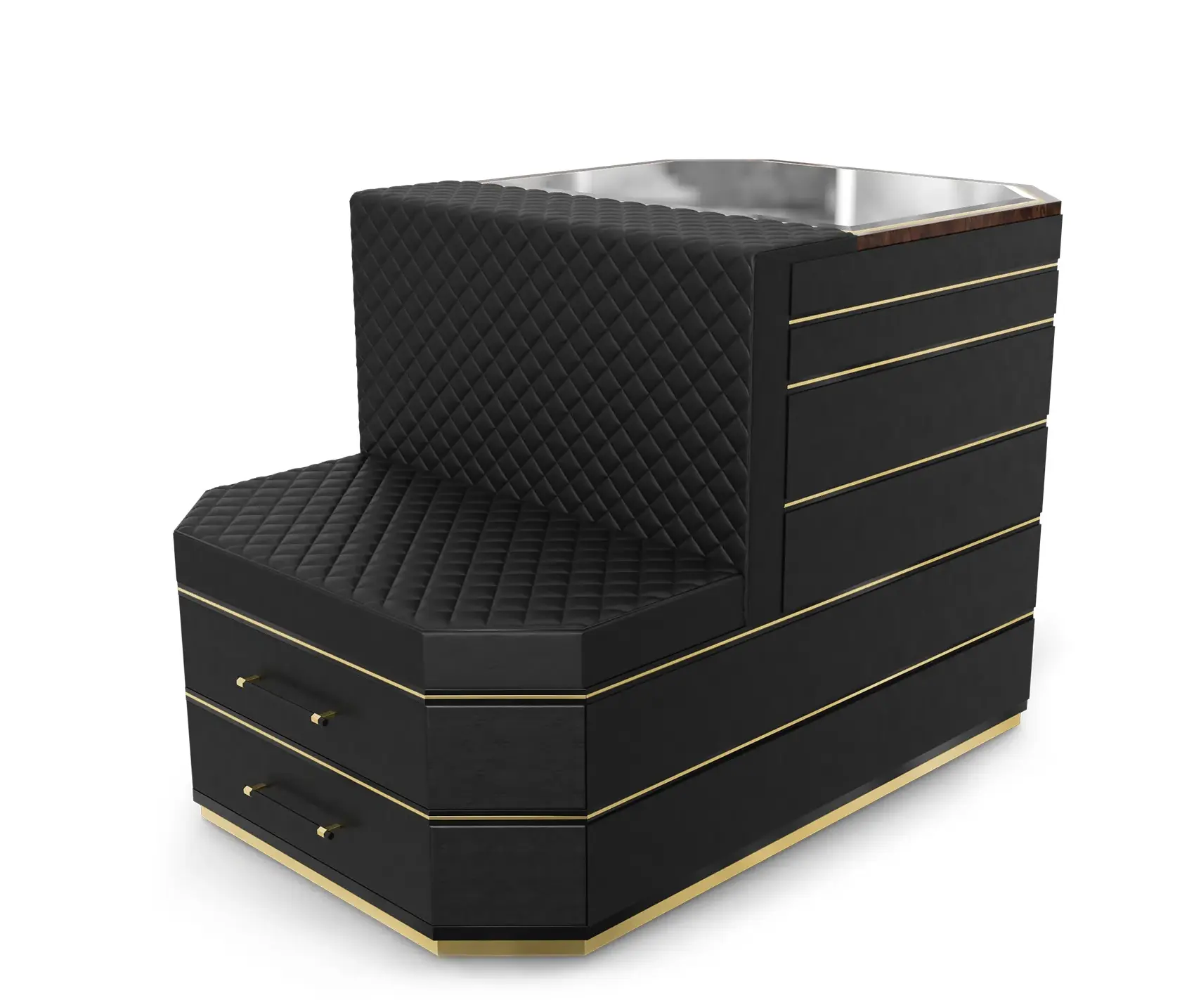 Остров для гардероба черный Cadence