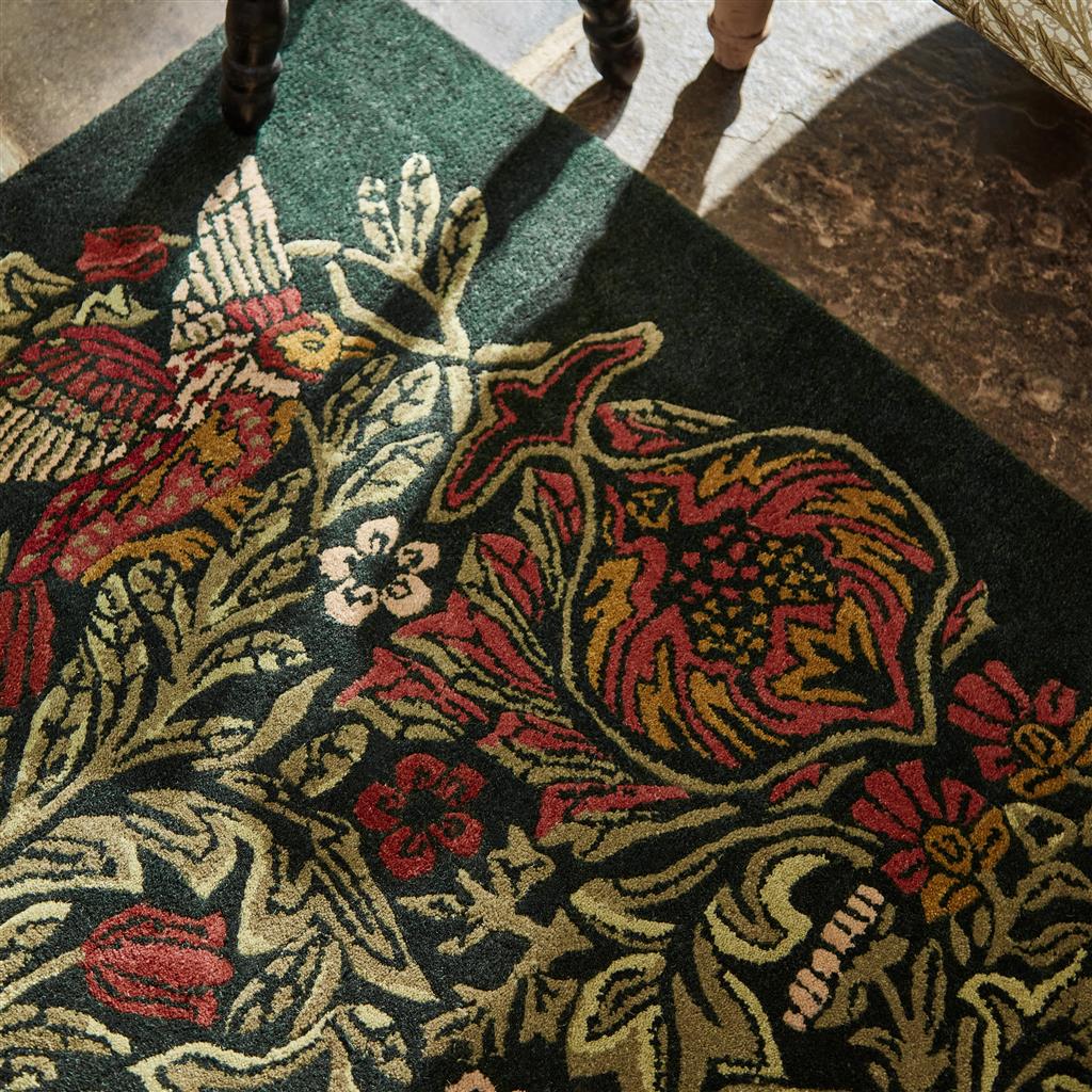 Жүн кілем Bird Tump Green | Өлшемі: 250 x 350 см