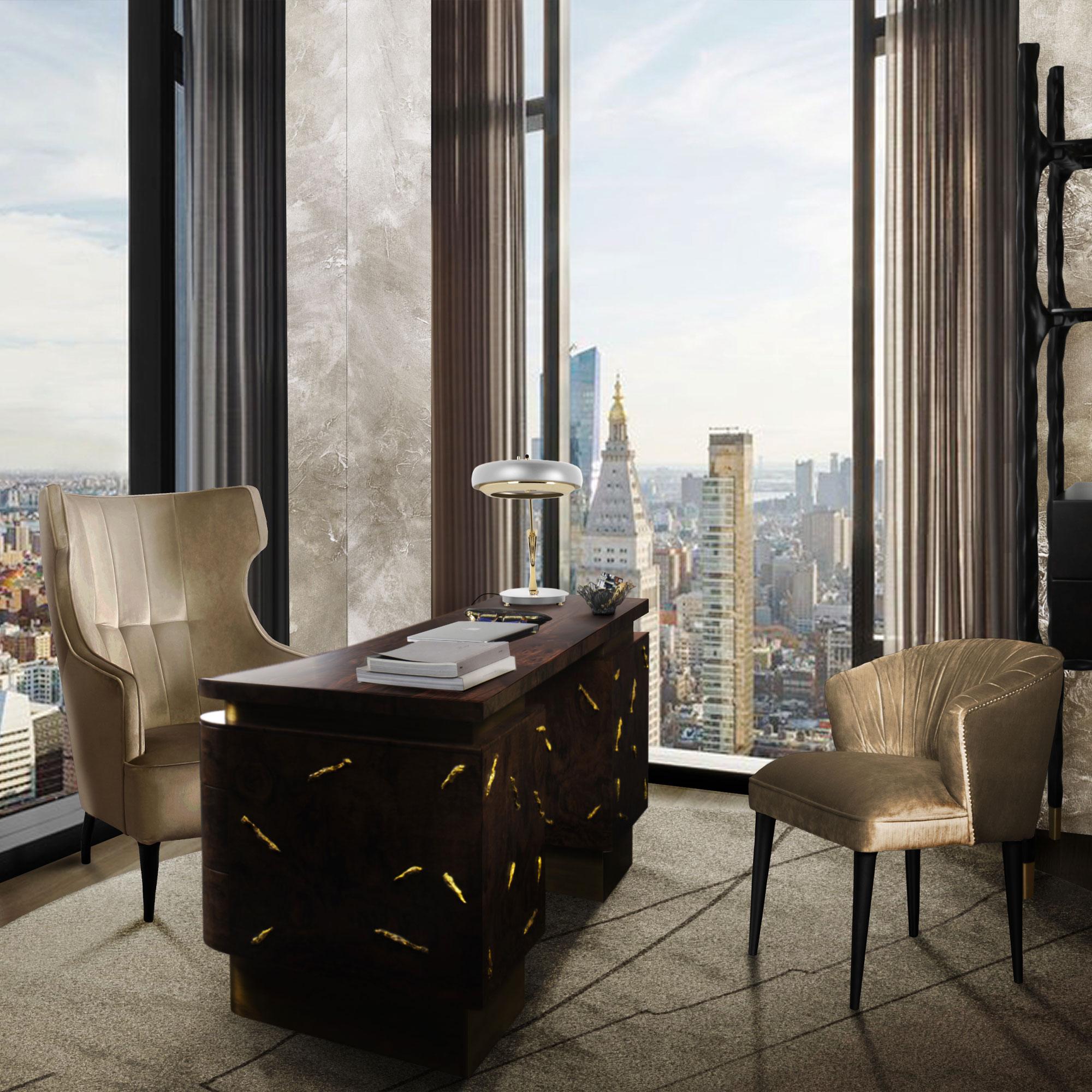 Дизайнерский письменный стол из дерева