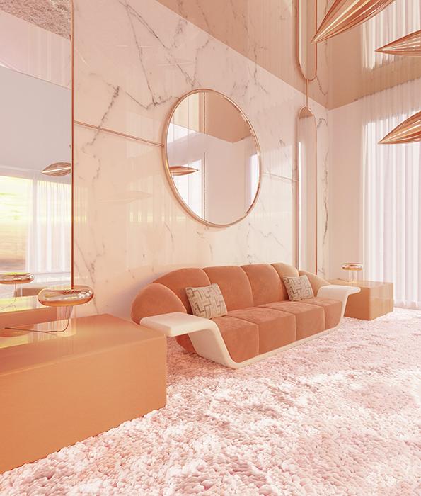 Диван чёрный Klaus - 1