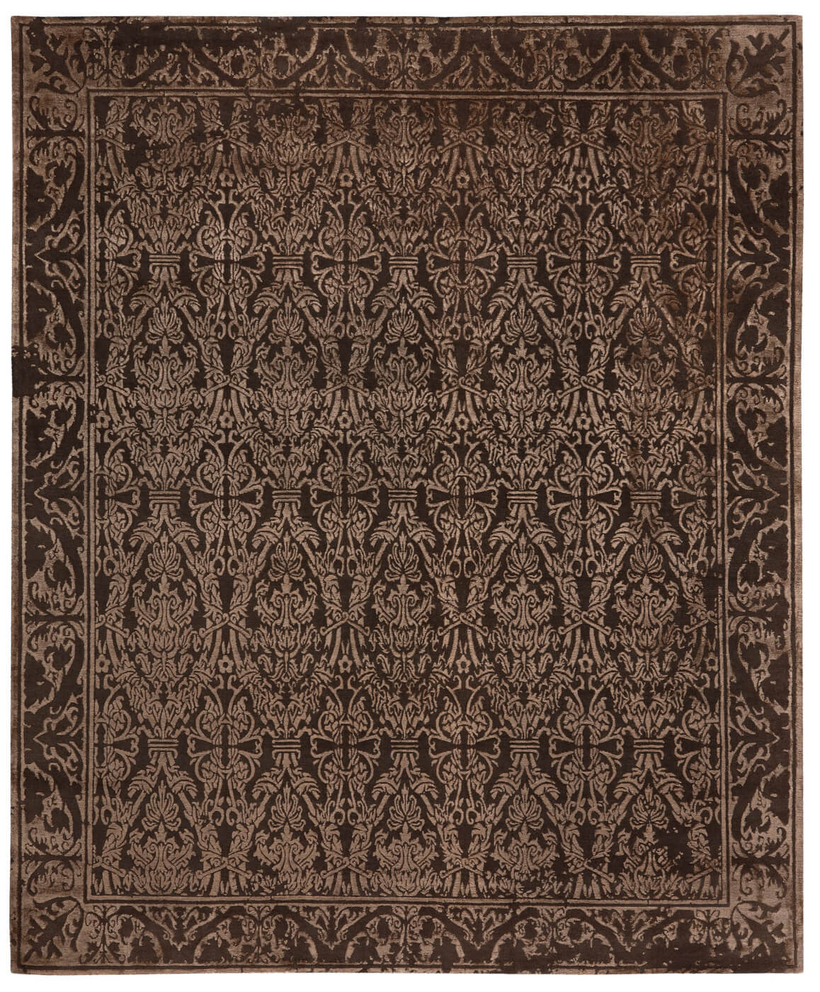 Кілем Alcaraz Little Rocked Brown | Өлшемі: 400 x 500 см