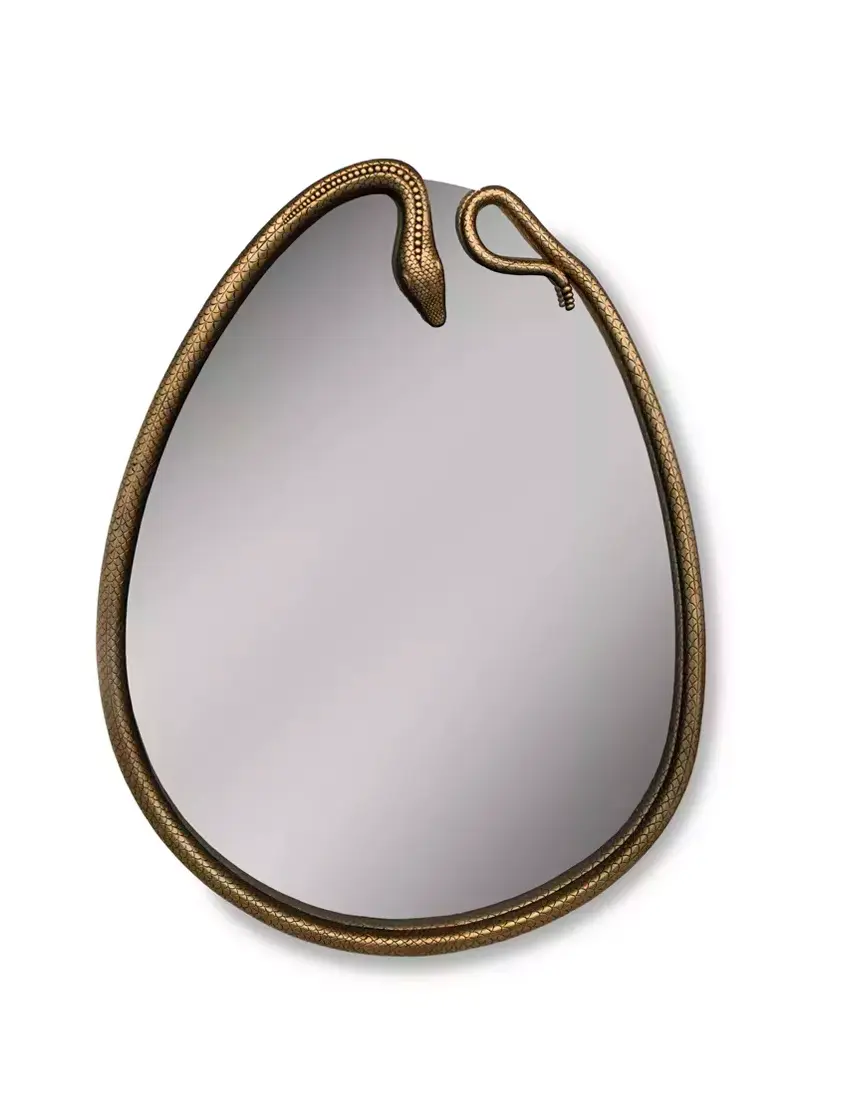 Зеркало Serpentine в форме груши