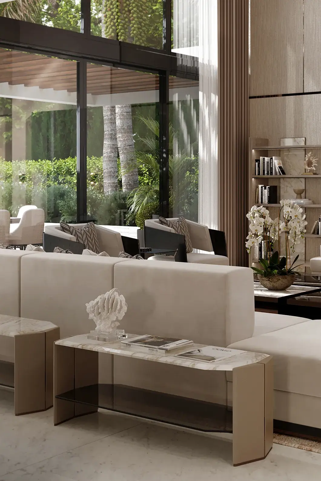 Длинный приставной стол Summit