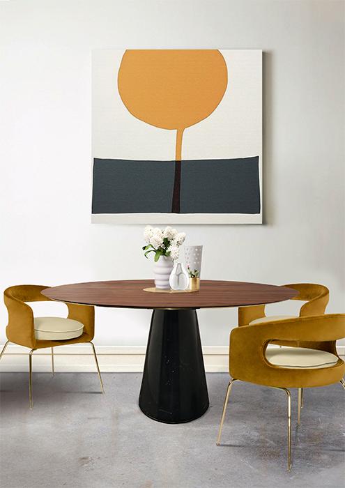 Круглый обеденный стол Bentley - 2