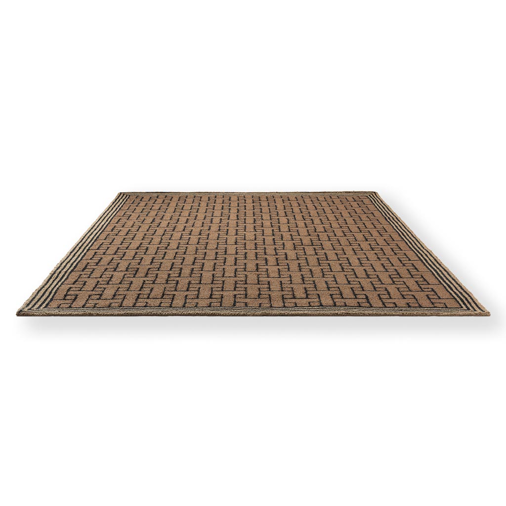 Ковер уличный Monogram Brown | Размер: 160 x 230 см