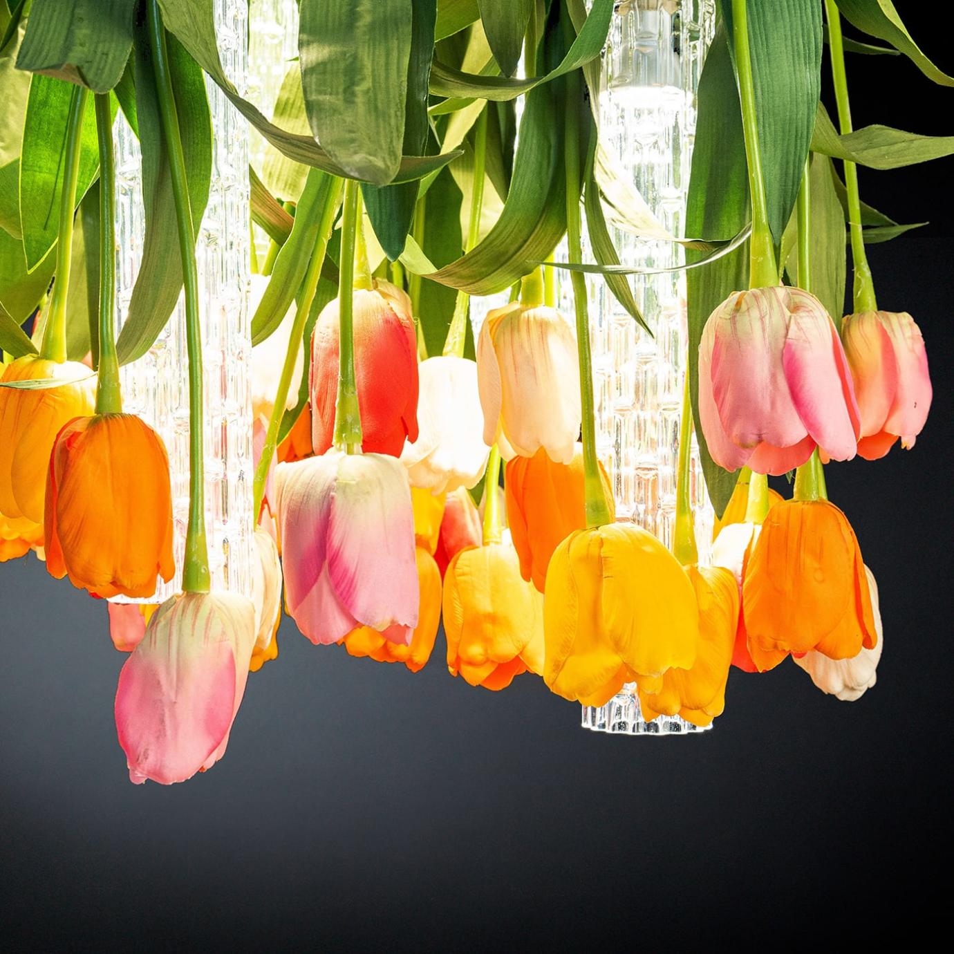 Круглая люстра Tulip