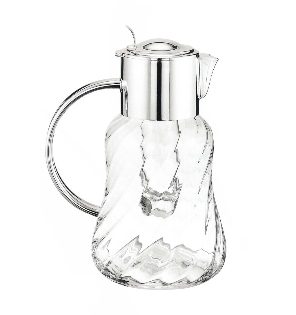 Күміспен қапталған құмыра Silver-Plated Pitcher | Конфигурация: Glass Ice Tube