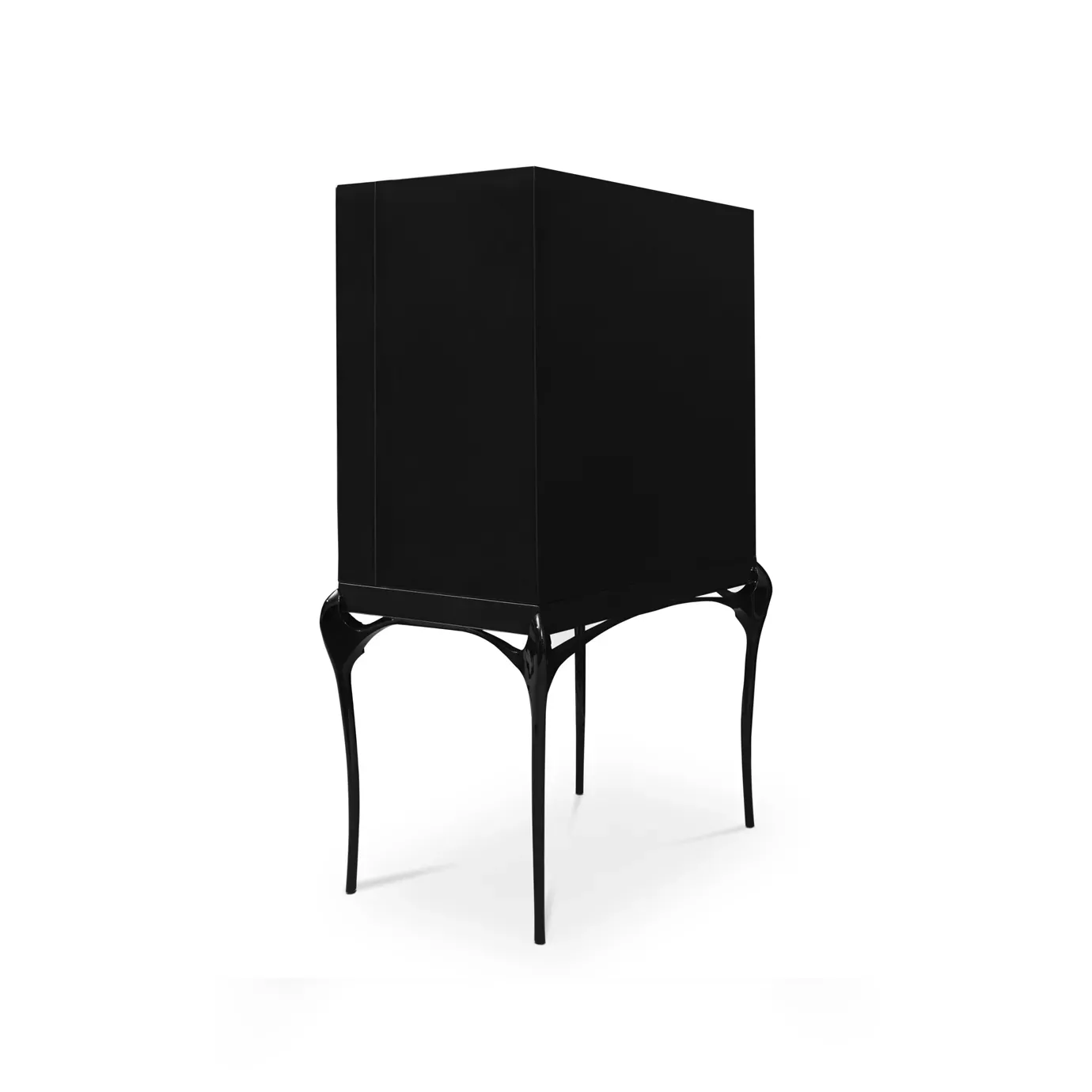 Барный шкаф с золотым пером Allure