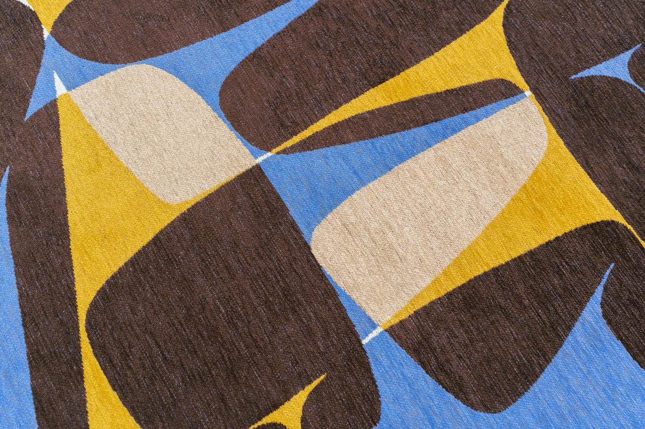 Дизайнерский ковер Stones Sunny Blue | Размер: 100 × 140 см