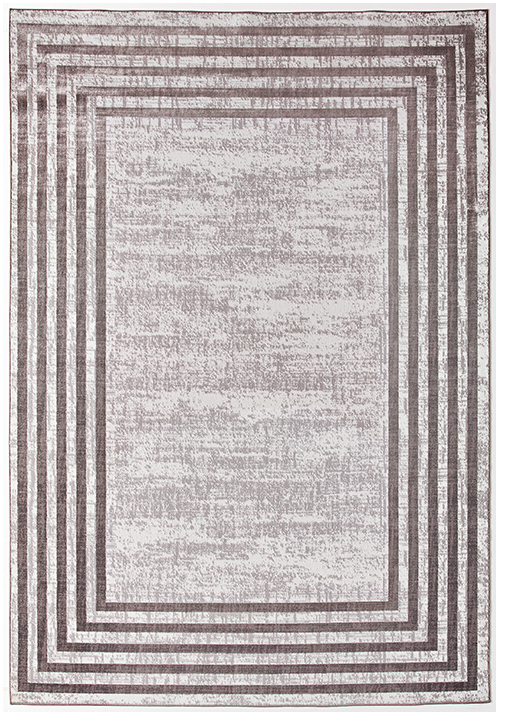 Ковер с бордюром, турецкий, цвет тортора | Размер: 160 x 230 см